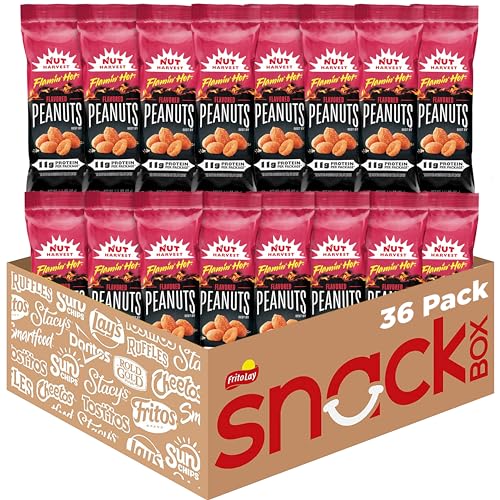 15% coupon - Nut Harvest Flamin' Hot Peanuts, 1.625oz, 36 Bags