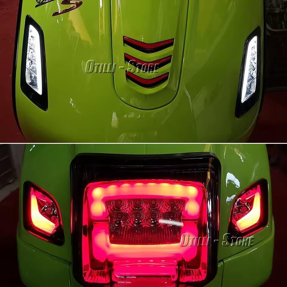For GTS300 GTV300 GTS 150 250 GTV250 GTS/GTV 300 Motorcycle LED Turn Signal Light Front Indicators Rear Flasher Blinker (Front Light)