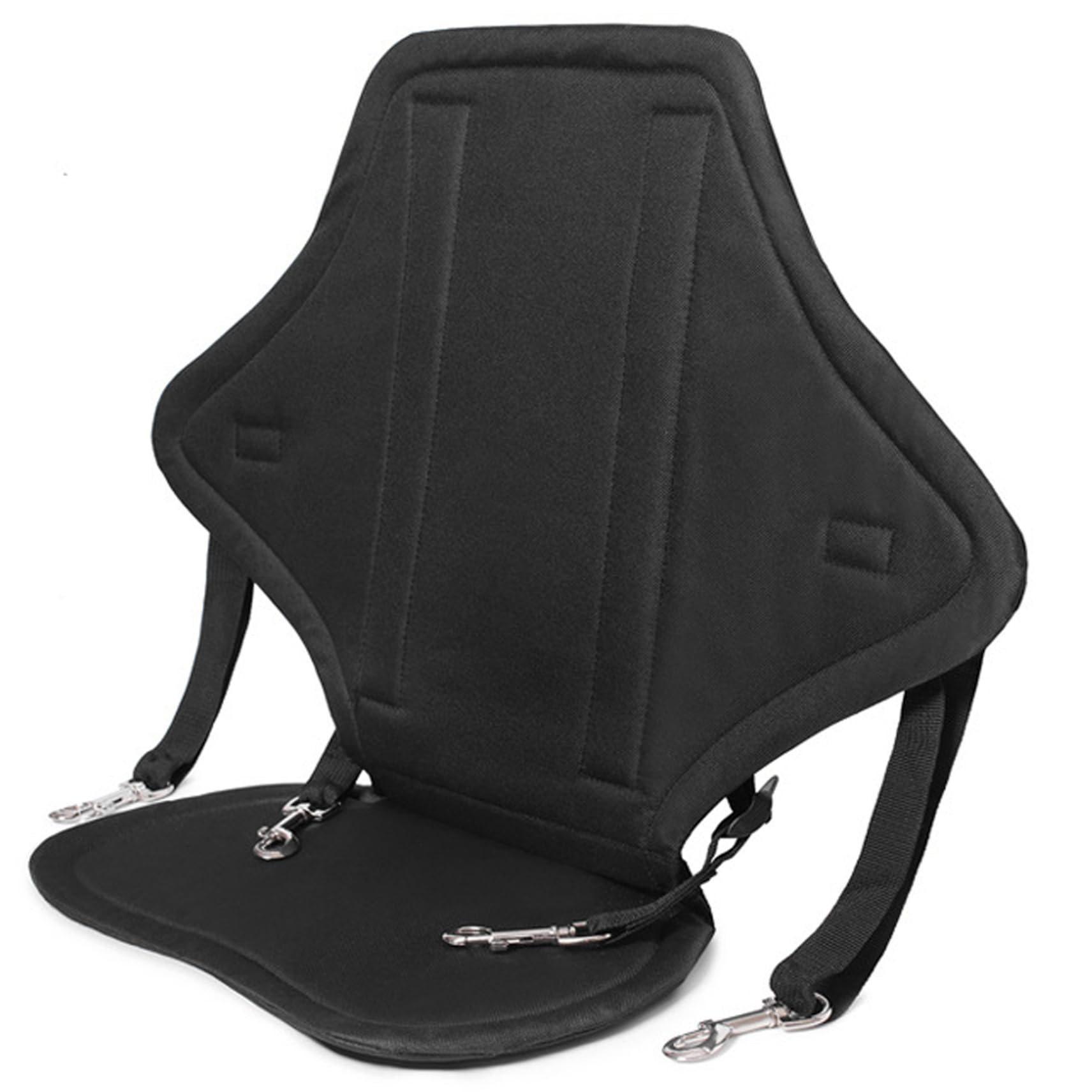 Kajaksitz mit Rückenlehne, verstellbarer Nylon-Paddleboard-/Kanusitz mit Karabinerhaken und Aufbewahrungstasche, abnehmbares, wiederverwendbares Kajakzubehör, Kajaksitze mit Rückenlehne, Paddlebo