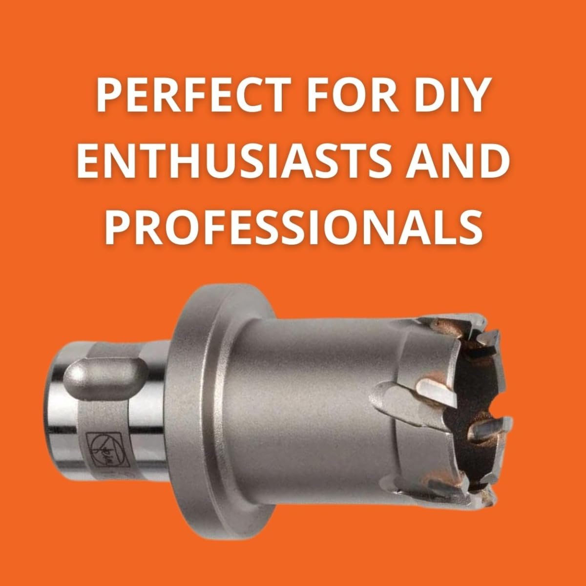 Fein Slugger Carbide Annular Cutter with QuickIn-Plus Mount for Precision Drilling - High-Durability Steel, 3/4" Cutting Depth, 1-3/16" Bore Diameter - 63130210010