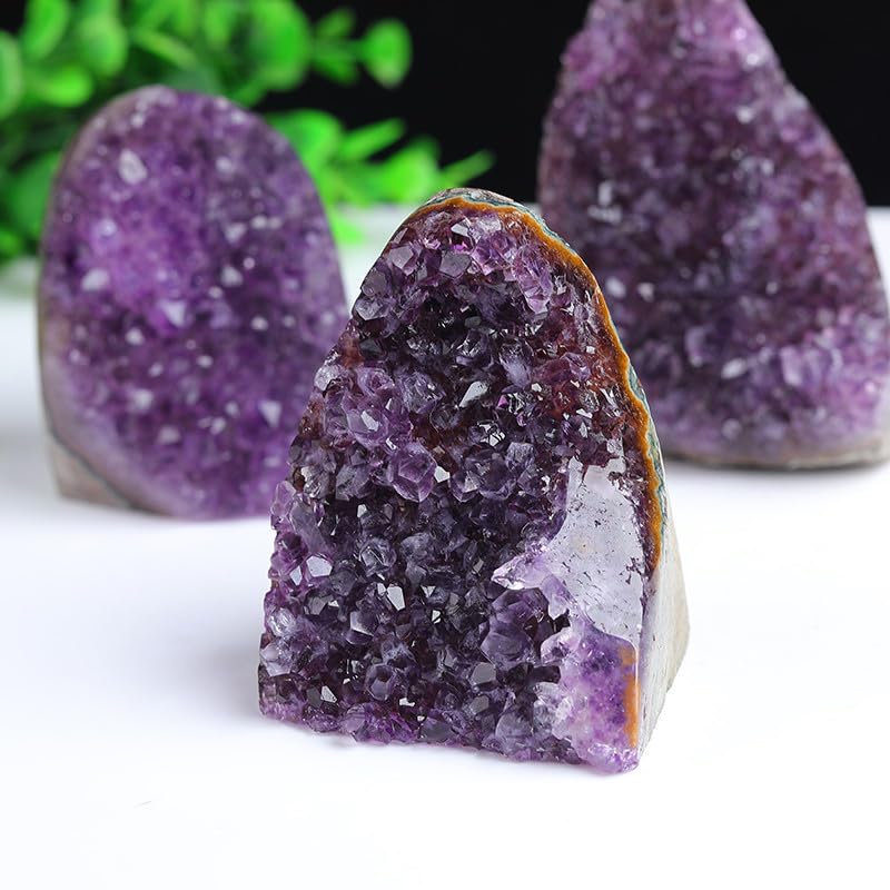 Cristal d'améthyste violette en cluster de qualité supérieure 1kg - 5