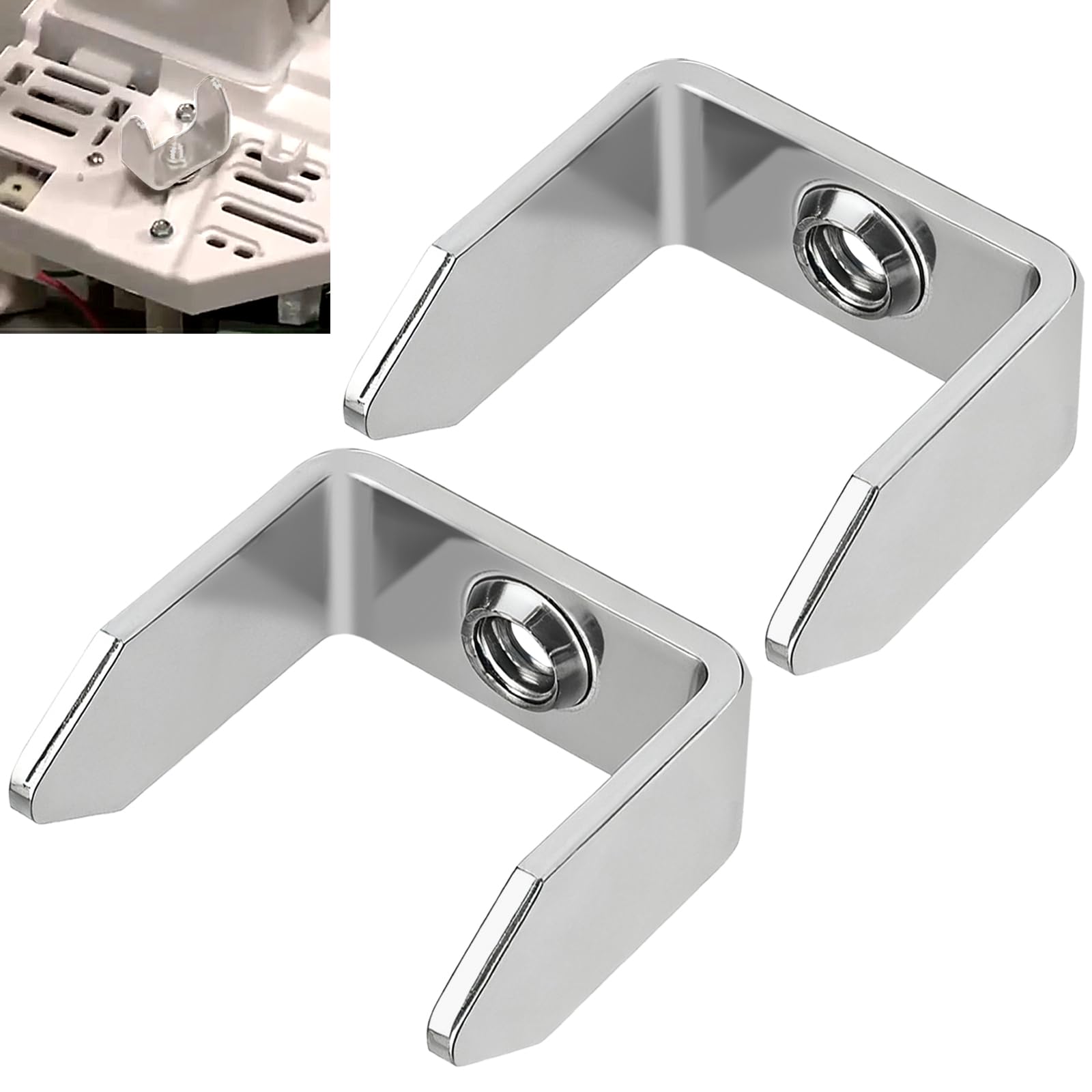 2 Pack WP63052-2 Ice Auger Drive Bar for Whirlpool Kenmore Refrigerator