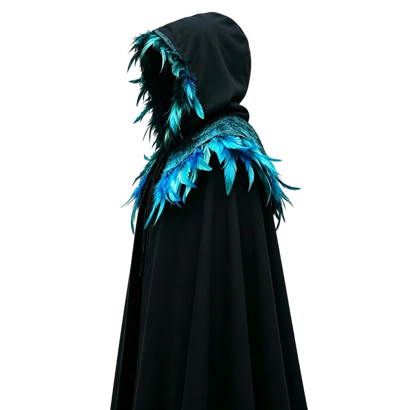 Cappotto con cappuccio rinascimentale, costume con cappuccio, costume medievale rinascimentale, per adulti, Halloween, uomini e donne, feste streghe, cosplay