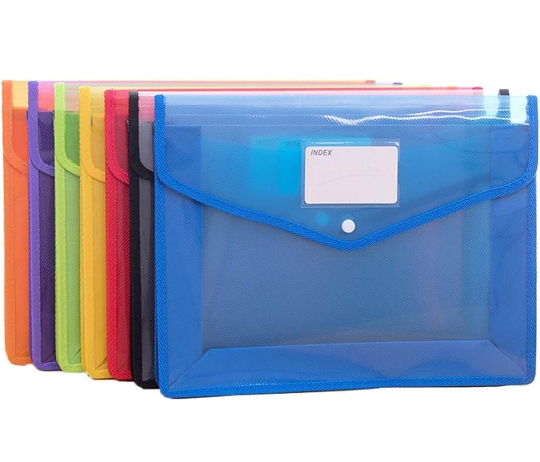 A4 Plastic Wallets