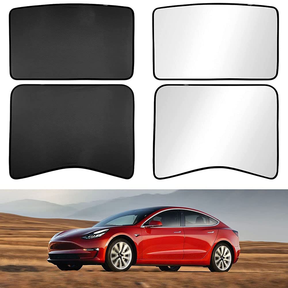 pour Tesla Model 3 2021 Pare-Soleil FenêTres Voiture Auto Pare Soleil FenêTre Bloquer Anti Les Rayons Uv Protection Uva Maximale BéBéS Enfants Et Animaux