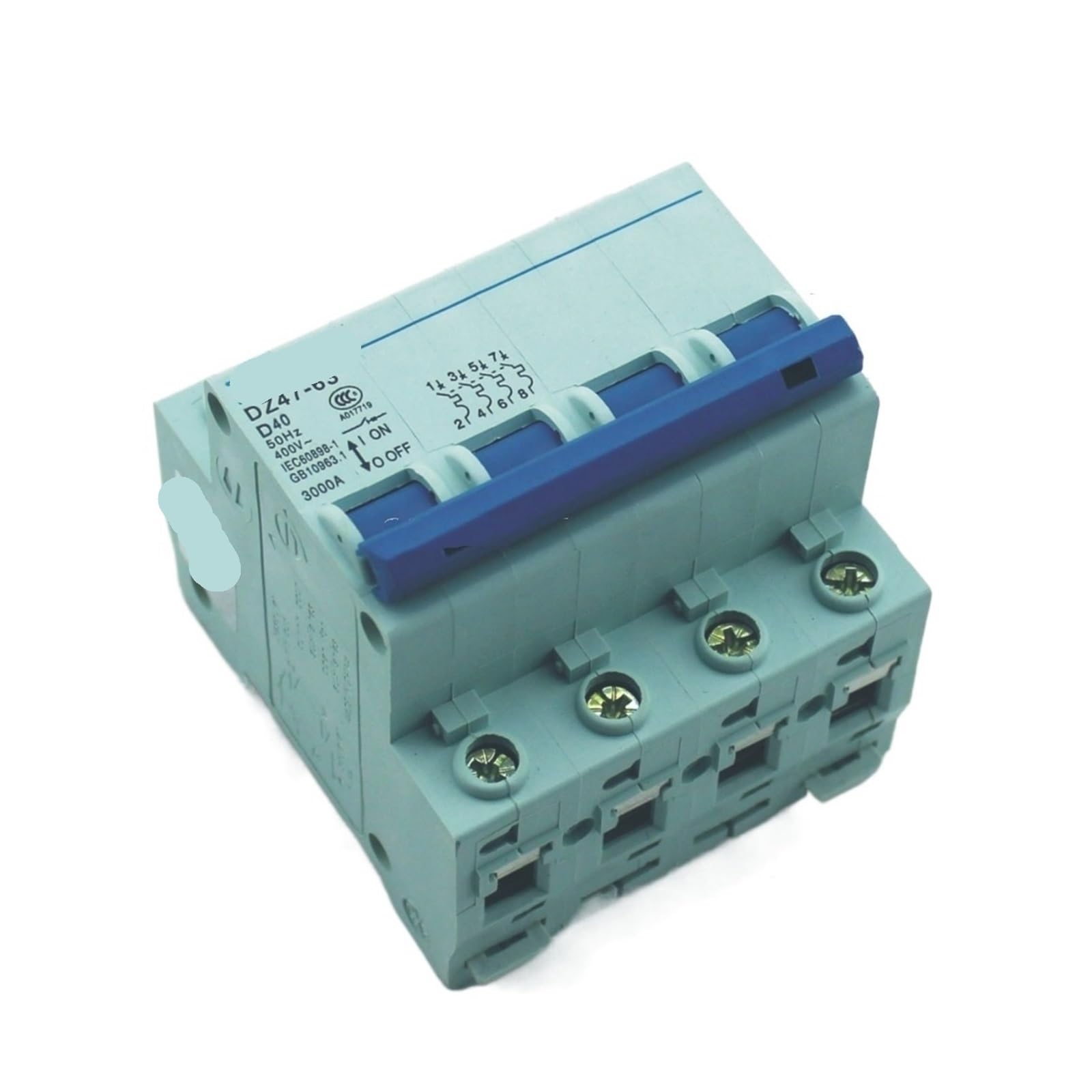 Disjoncteur 4P 40A D résout les pannes au démarrage des moteurs 415V