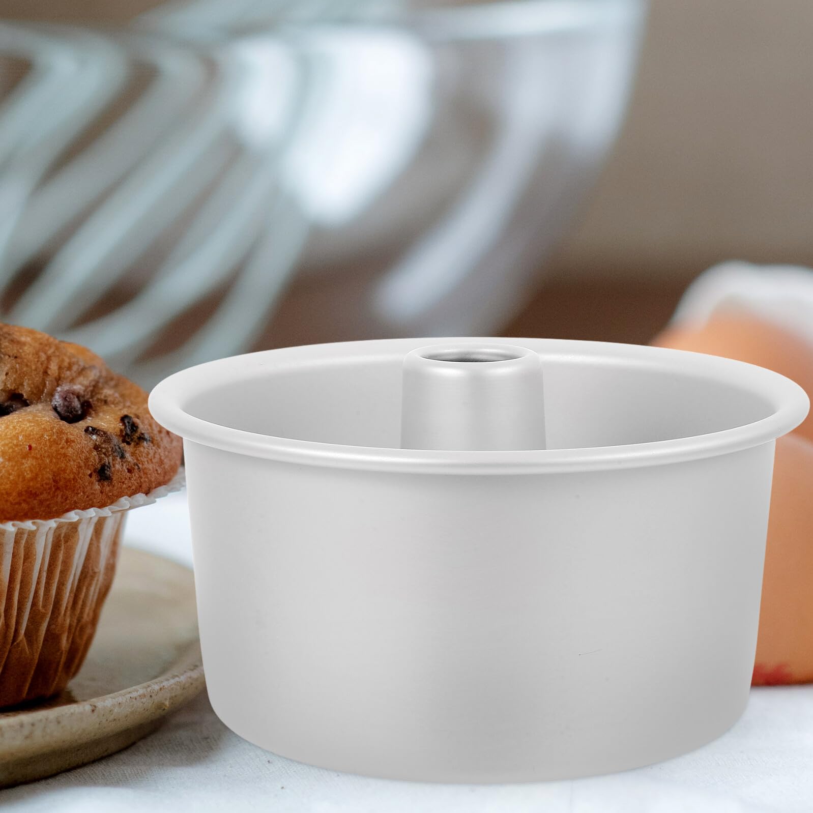 BESPORTBLE Molde Fácil de Limpiar para Adecuado para Redondo Fondo Desmontable Aleación de Aluminio Blanco Pasteles Hornear en Casa y Pastelerías Profesionales