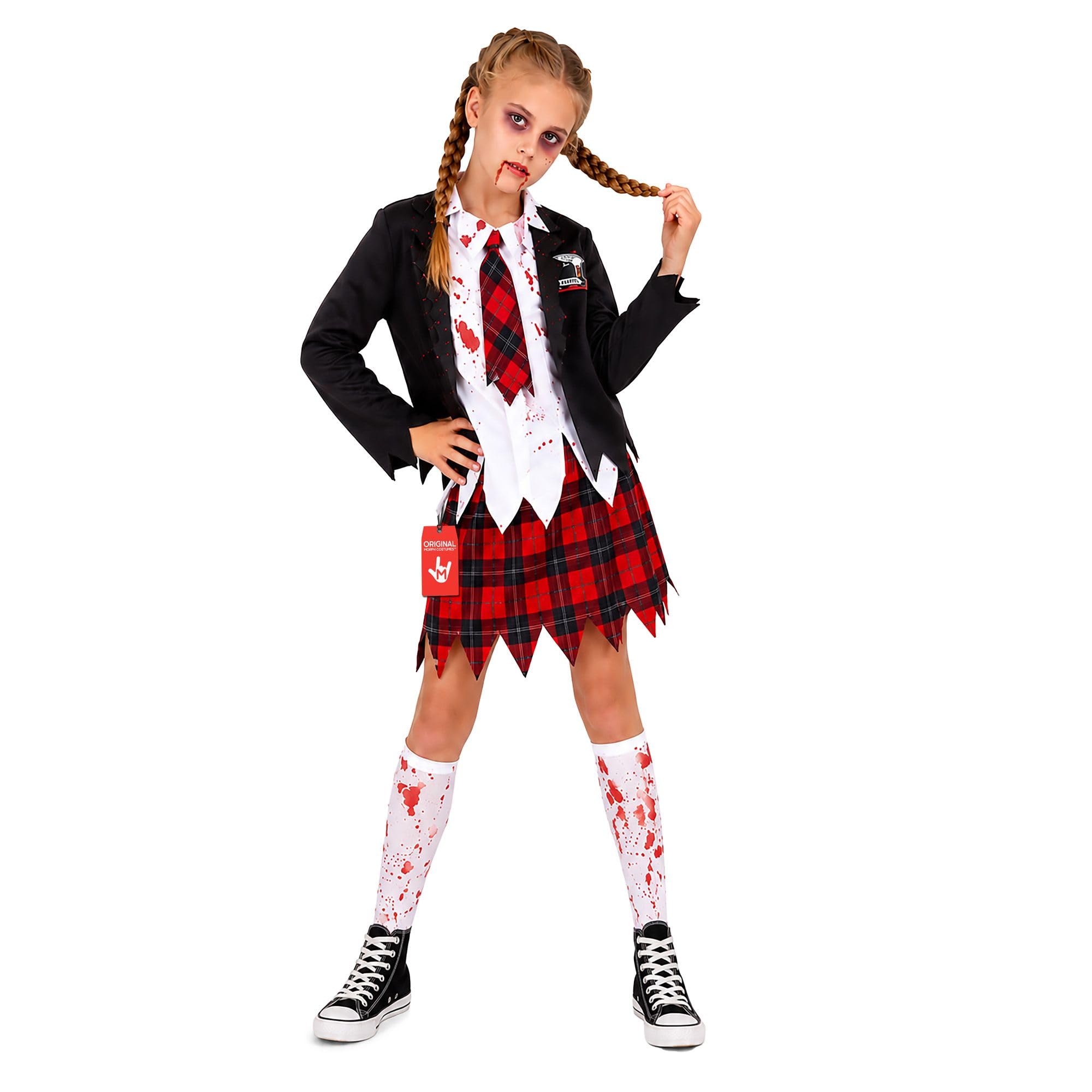 Morph Costume Zombie Bambina, Costume Halloween Bambina