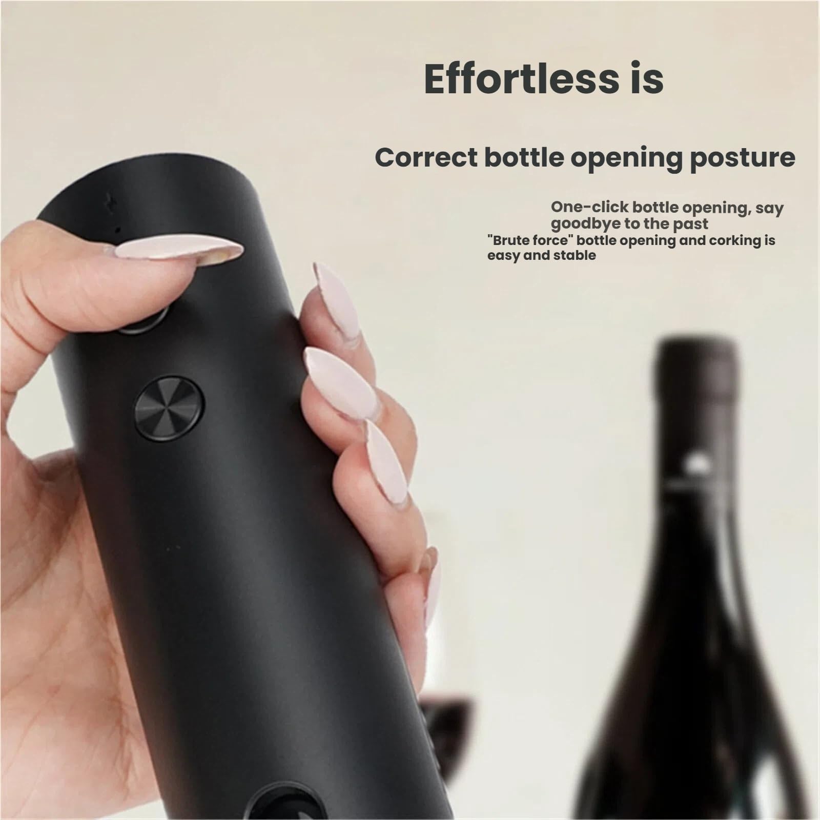 Sacacorchos Abridor De Botellas Vino Eléctrico Recargable, Ideal For Fiestas Y Restaurantes Abrebotellas