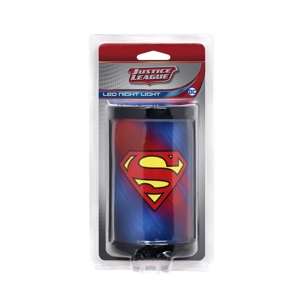 Look Alite Gr90859 Lampada LED Da Scrivania A Batteria O Micro USB: Superman DC Comics, Plastica Antiurto, 25x13x13 Cm
