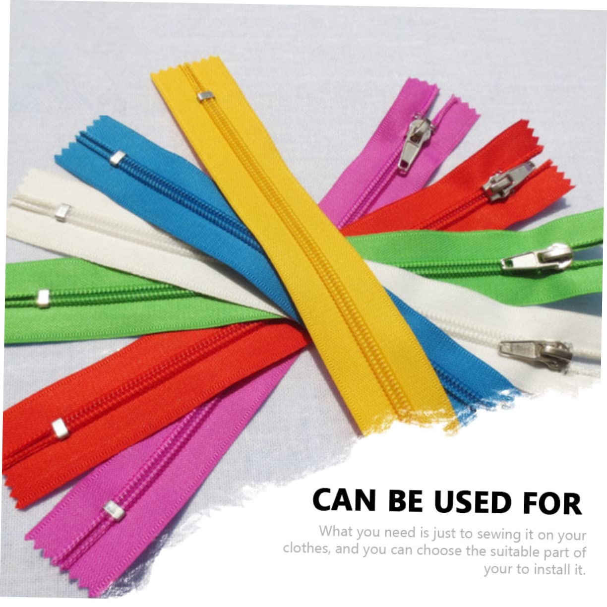 Cerniere Colorate in Nylon 100 Pezzi per Cucito DIY | 2, 6x22, 5cm, Uso su Slacks e Abiti per Animali, per Progetti Artigianali e Apertura Frequente Colore Casuale
