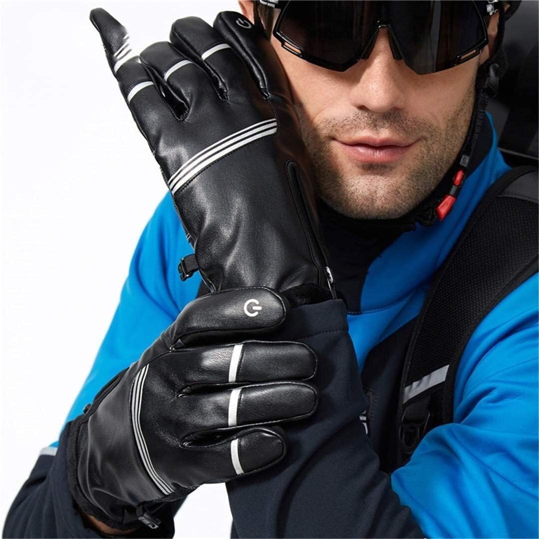 Guantes Bicicleta Montaña Guante De Invierno Para Ciclismo, Guantes Térmicos De Piel Sintética Con Forro Polar Y Pantalla Táctil Para Motocicleta Y Bicicleta Guantes Ciclismo Hombre Verano
