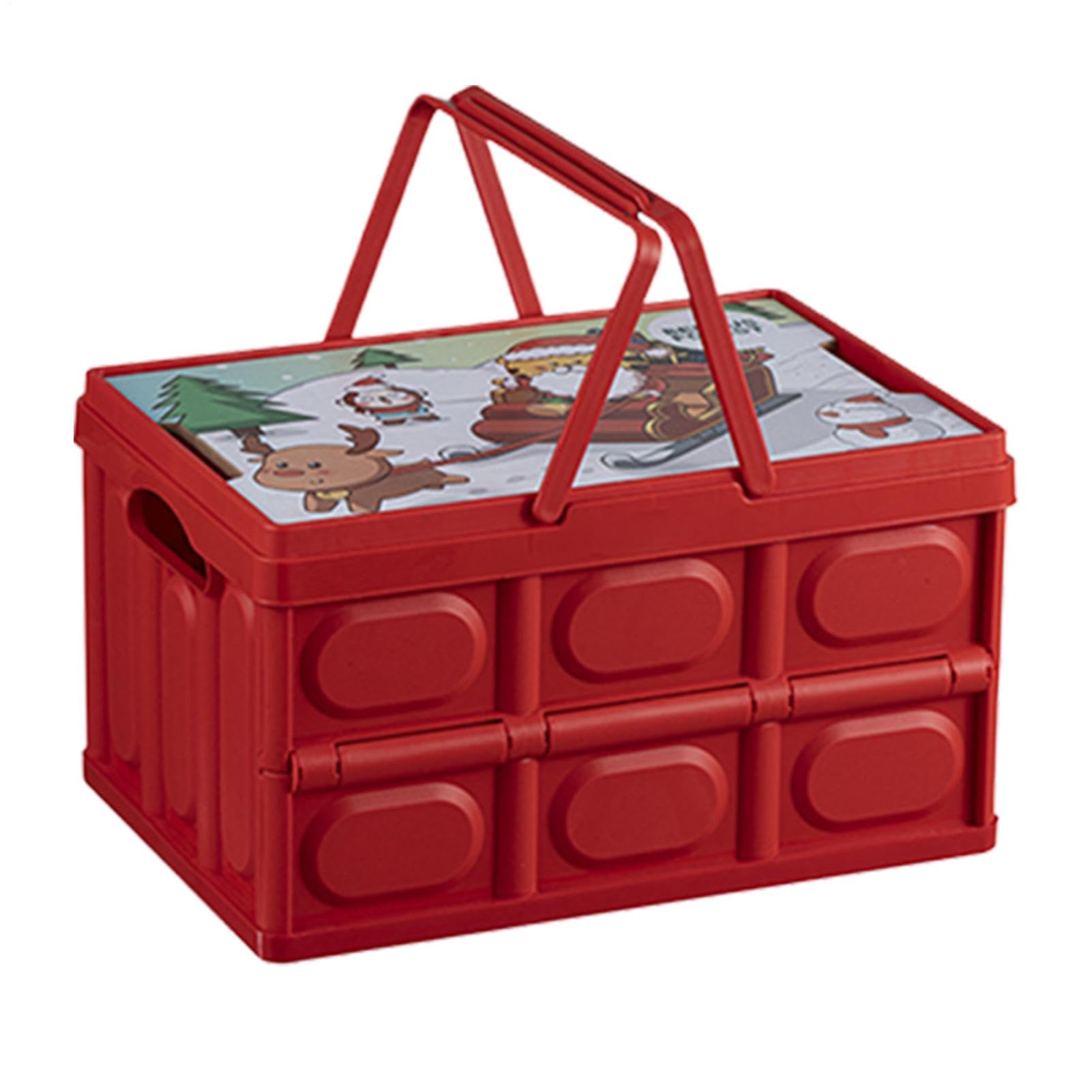Organizzatore Per Bagagliaio Contenitore Piegevole Per Bagagliaio Natalizio | Contenitore Piegevole Per Armadio Per Abiti Casa Veicolo Campeggio Viaggio Spesa Guida Picnic Armadio Dispensa