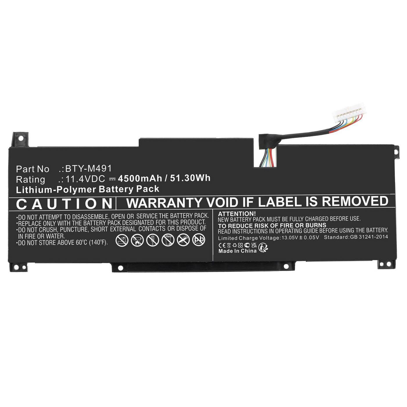 Laptop Battery For Msi 5715063108918