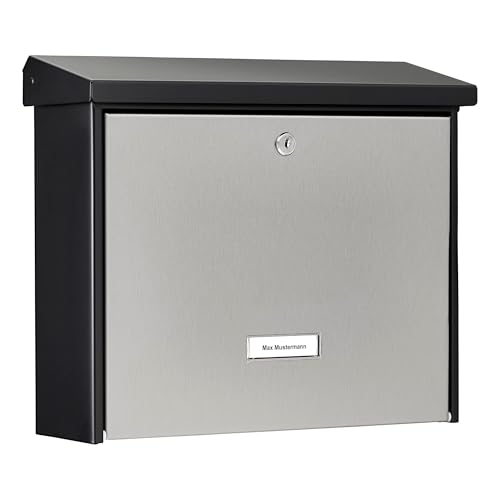 Burg-Wächter Briefkasten ohne Zeitungsfach und Namensschild, Verzinkter...