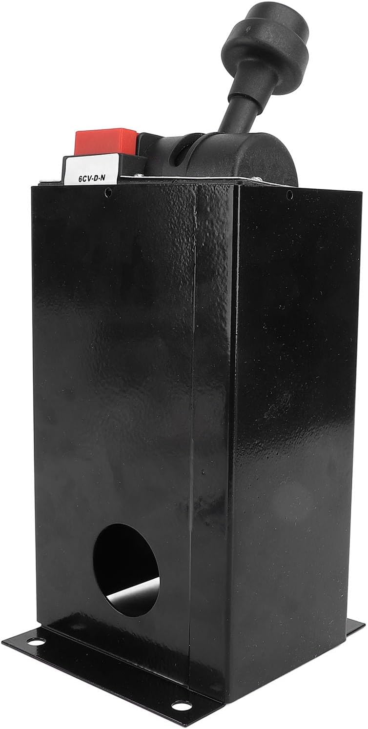 Generic 6 Hole 4 Gear PTO Switch Control Valve with Installation Box for Dump Trucks, Fast Response Hydraulic Control Valve, Suitable for Mine Truck Hydraulic Systems