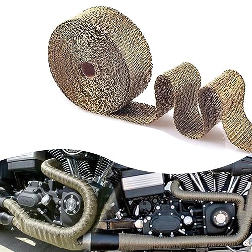 【Ampia gamma di usi】Adatto per tubi di scarico di motociclette,tubi di scarico di scaldabagni a gas e isolamento di tubi del gas per uso domestico,utile per aumentare il flusso e migliorare le prestazioni.