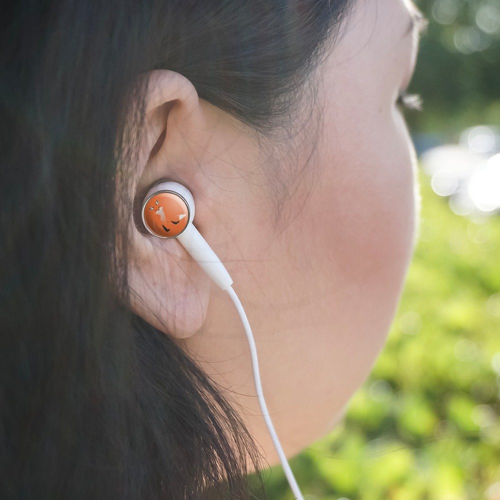 Amazon.com: GRAPHICS & MORE Stylish Red Foxy Fox Novelty in-Ear