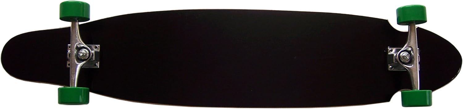 Amazon.com : Moose Black Kicktail Longboard Complete : Longboard ...
