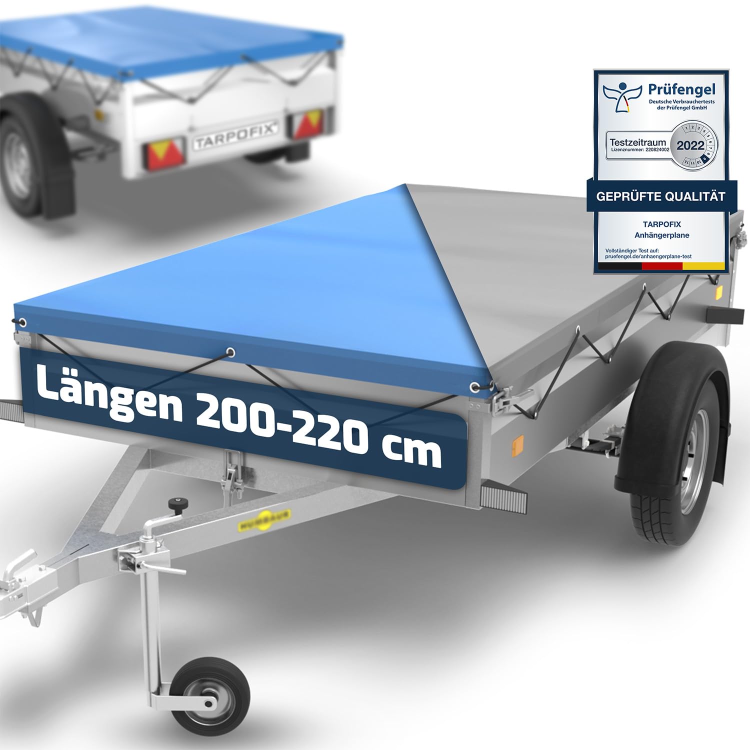 Trailer Tarpaulin, Flat Tarpaulin, 207 X 114 X 10 Cm, Trailer Tarpaulin