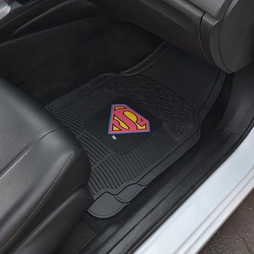 Miniatura 5 de BDK Superman - Alfombrillas de superhéroe para automóvil, con licencia oficial de Warner Bros DC Comics, protección interior para todo tipo de