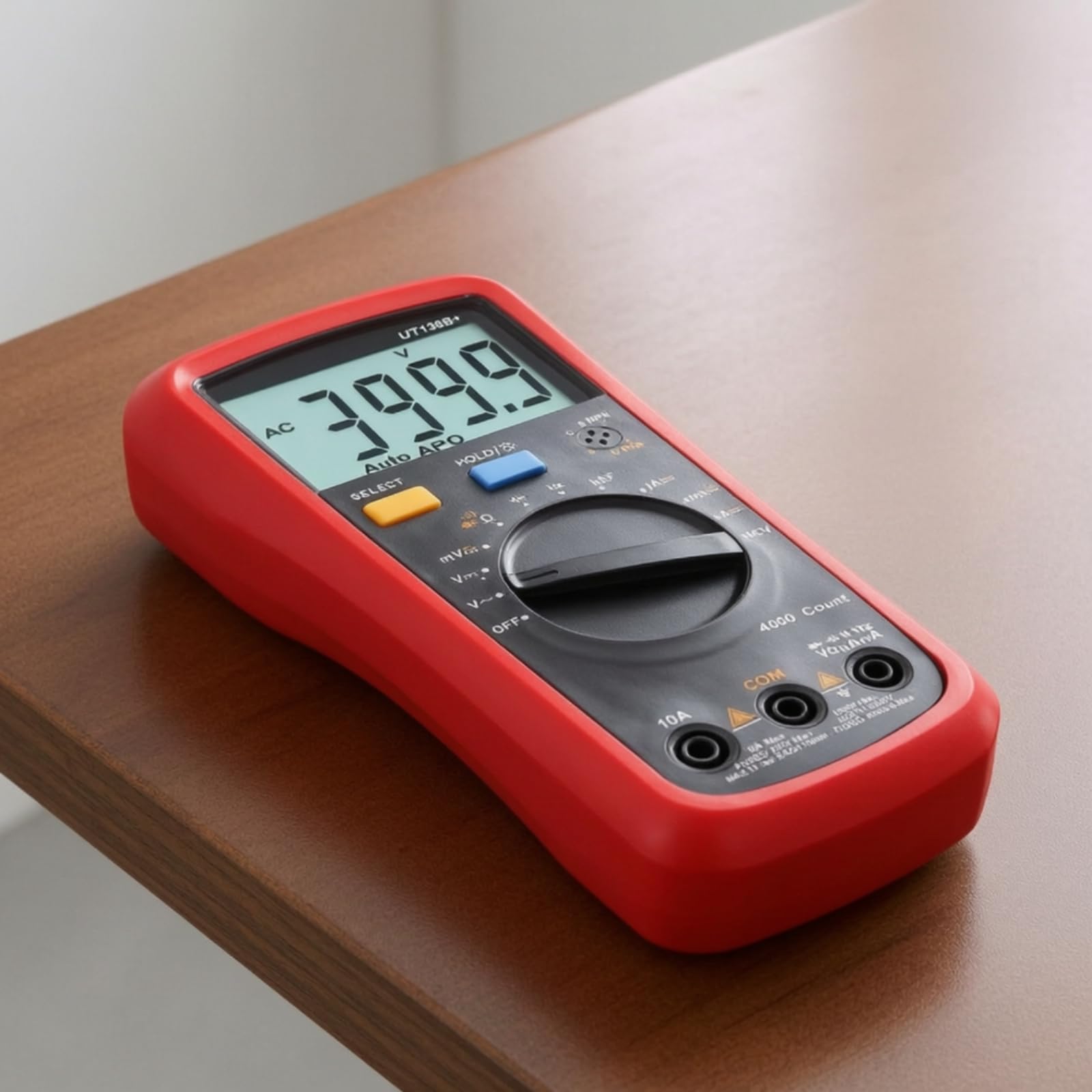 Strumento di Elettrico Compatto Multimetro con Selettore Giratório Tester Elettrico per Tecnici