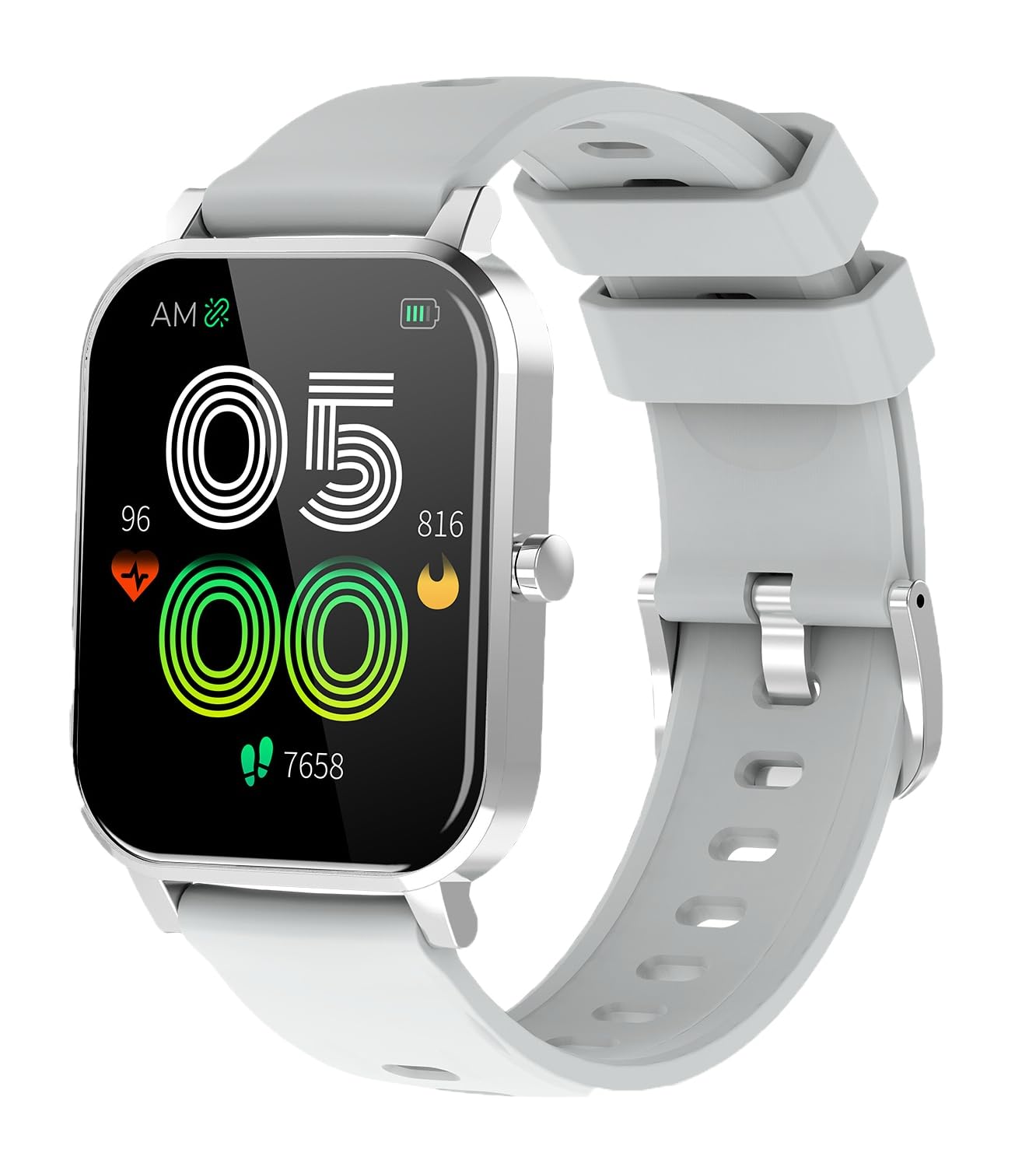 PULSERA RELOJ DEPORTIVA DENVER SW - 181 - SMARTWATCH - IP67-1.7PULGADAS - BLUETOOTH - GRIS