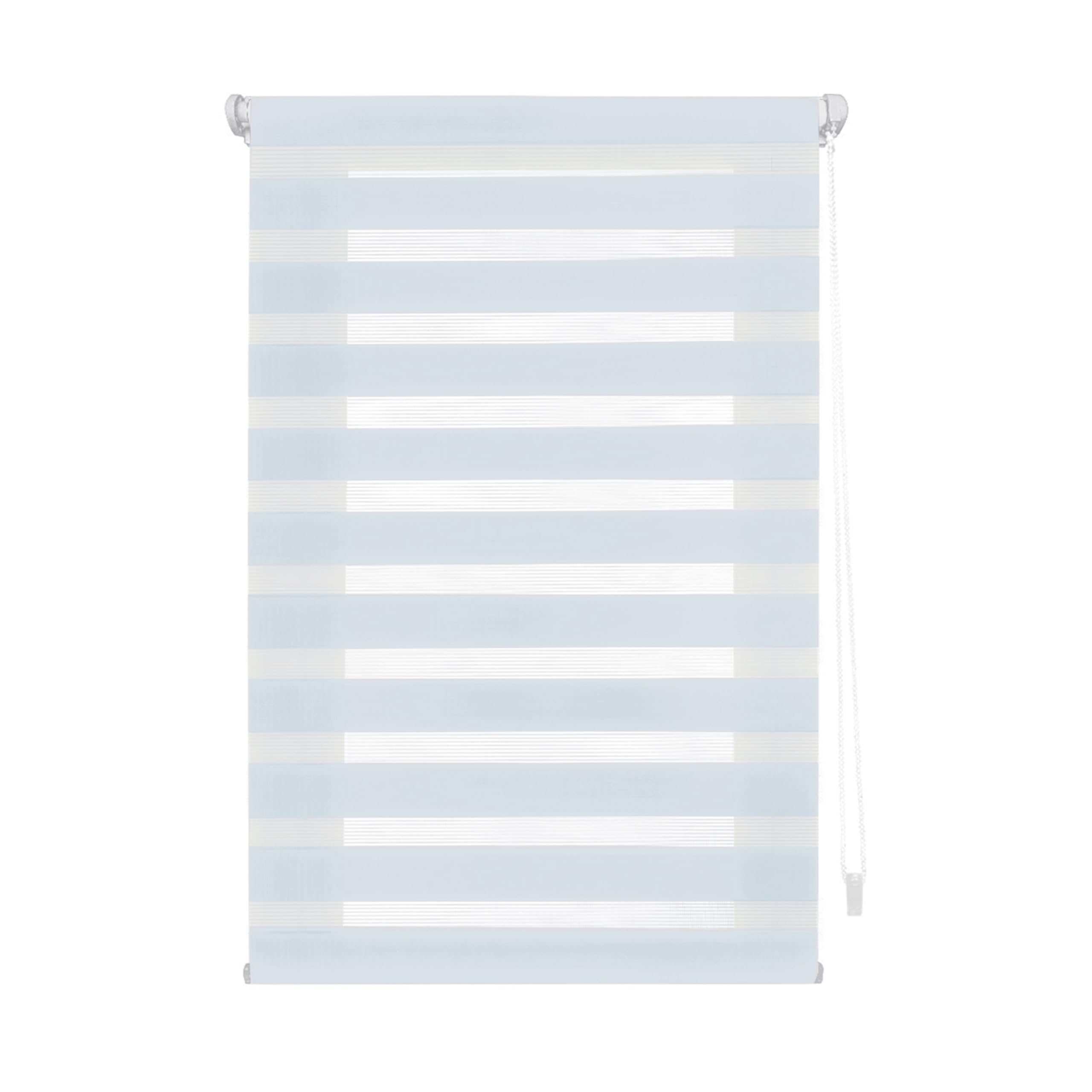 Blindecor - Indus doppelrollo klemmfix ohne bohren - duo rollo klemmfix Hellblau - 130 x 180 cm (Breite x Länge) Stoffgröße 127 x 175 cm – Bild 2