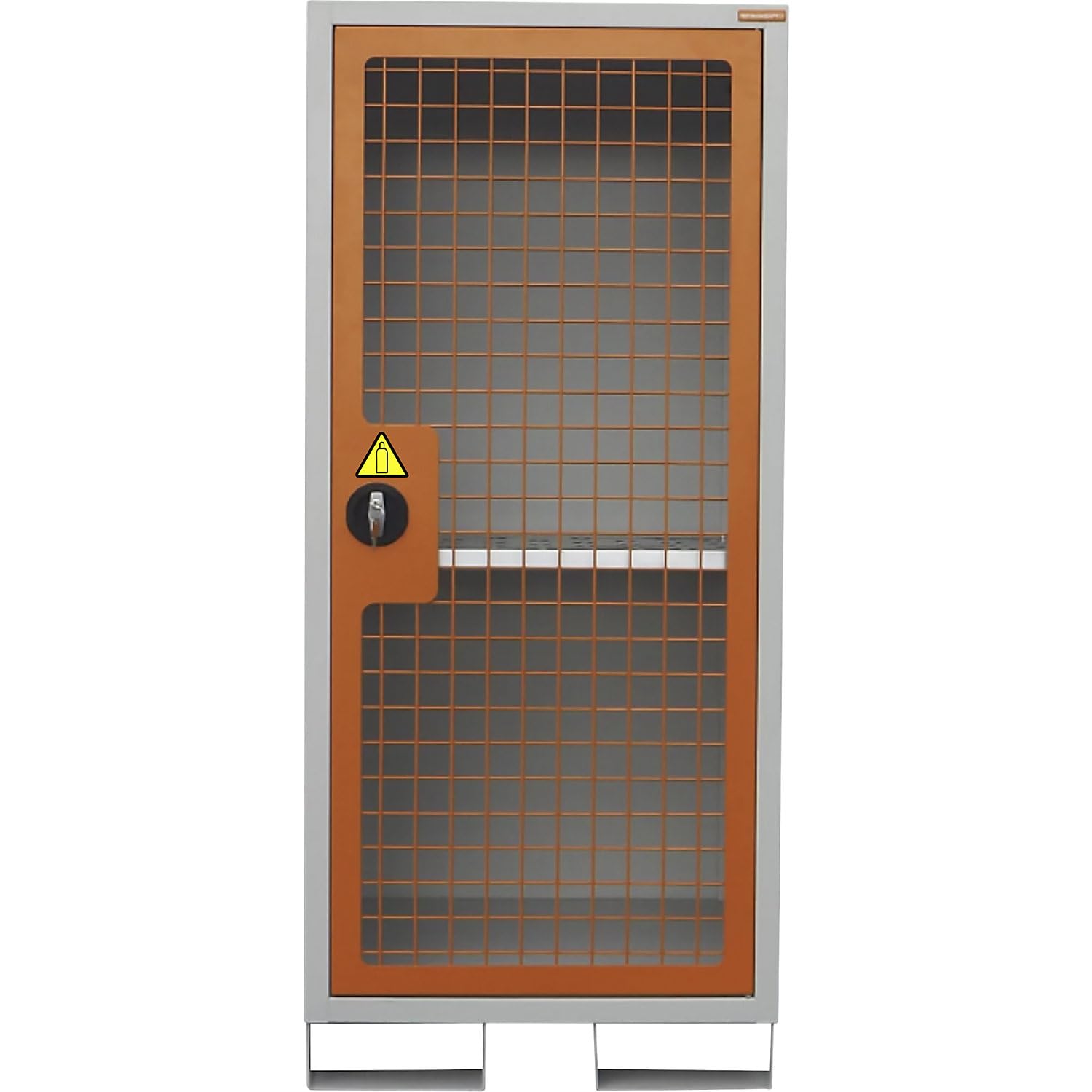 EUROKRAFT basic | Armadio per bombole di gas | a 1 anta | alt x largh x prof 1550 x 680 x 680 mm