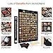 Wond3rland Premium Scratch Off Movie Poster with 100 Films & 20 TV Shows | Unique Black Cinematic Bucket List | Deluxe Gift for Cinema Lovers | Complete Accessories Set Included