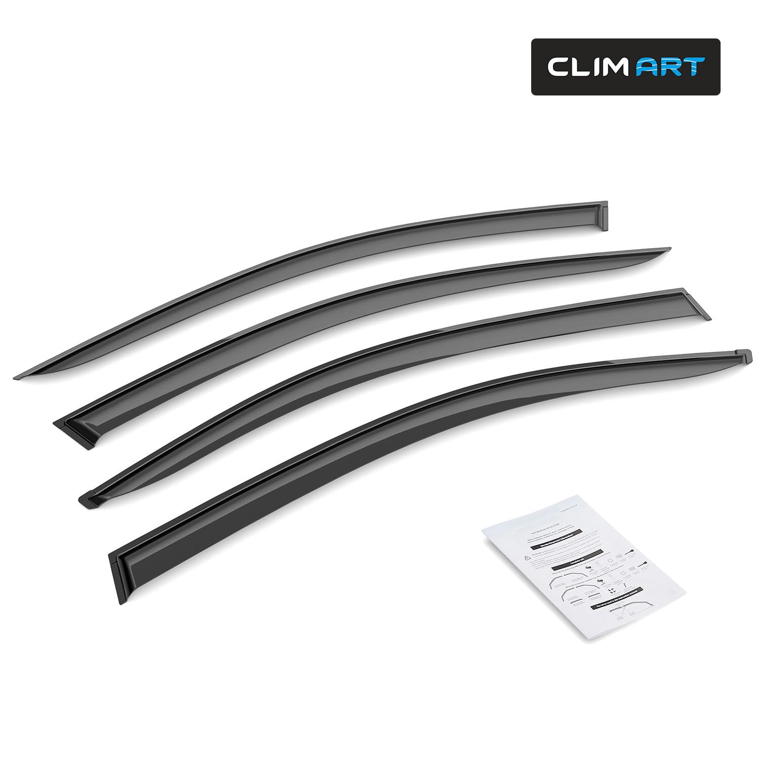 CLIM ART Deflektory do/kompatybilne z Skoda Octavia 13-19 - Naklejana 4 szt