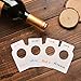 White Paper Wine Bottle Tags - 200 Count Paper Wine Cellar Labels