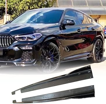 Side Skirts fit for BMW X6 G06 M Sport Utility 4-Door 2020-2022 Under Door Rocker Panels Valance Extension Lip Factory Outlet