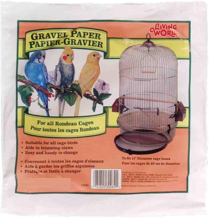 Living World Gravel Paper, Round 11 Inches (8/Pack)