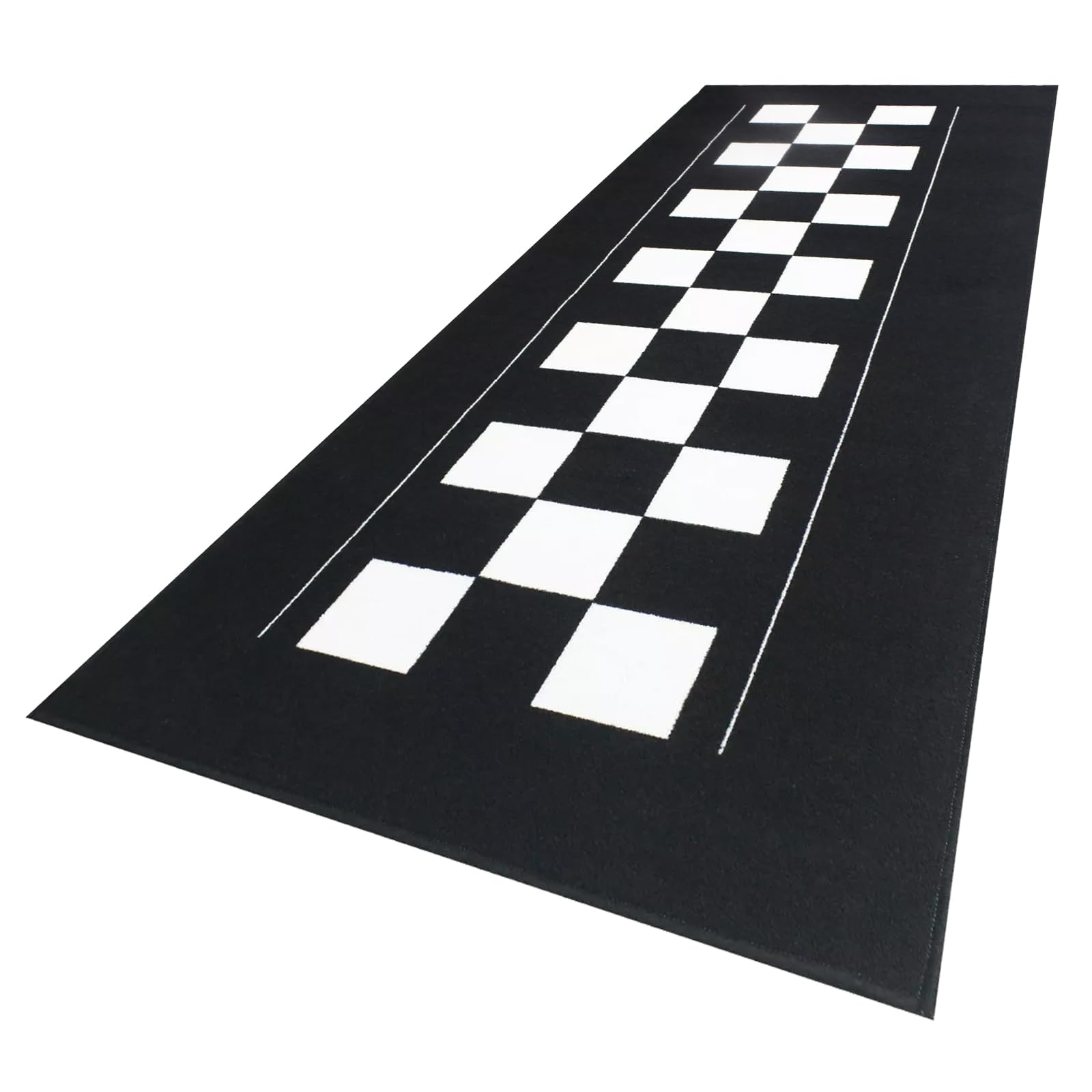 BIKETEK Alfombrilla de garaje serie 4 tablero de cuadros 190 x 80 cm
