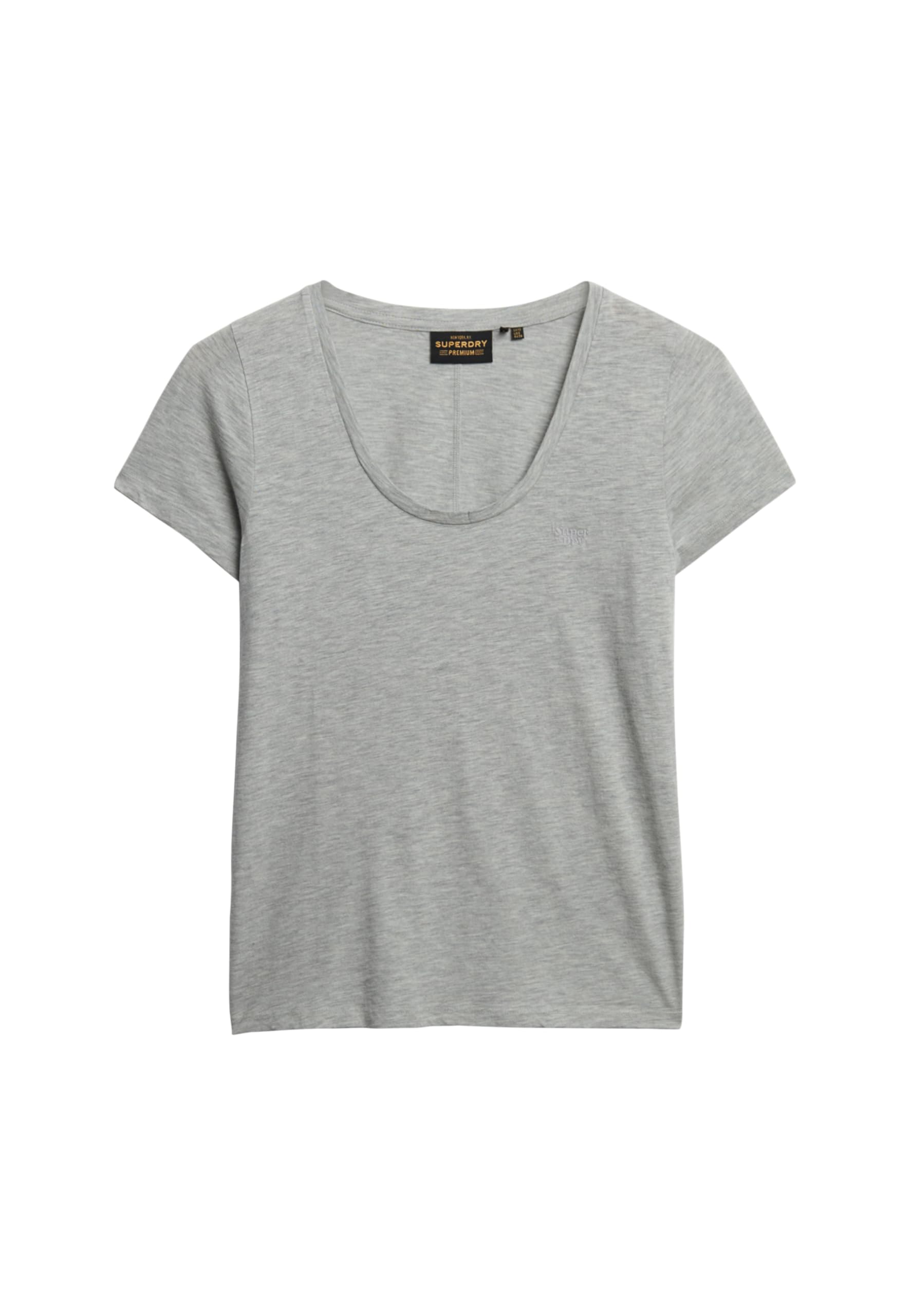 Superdry Women's Gris Scoop-Neck T-Shirt
