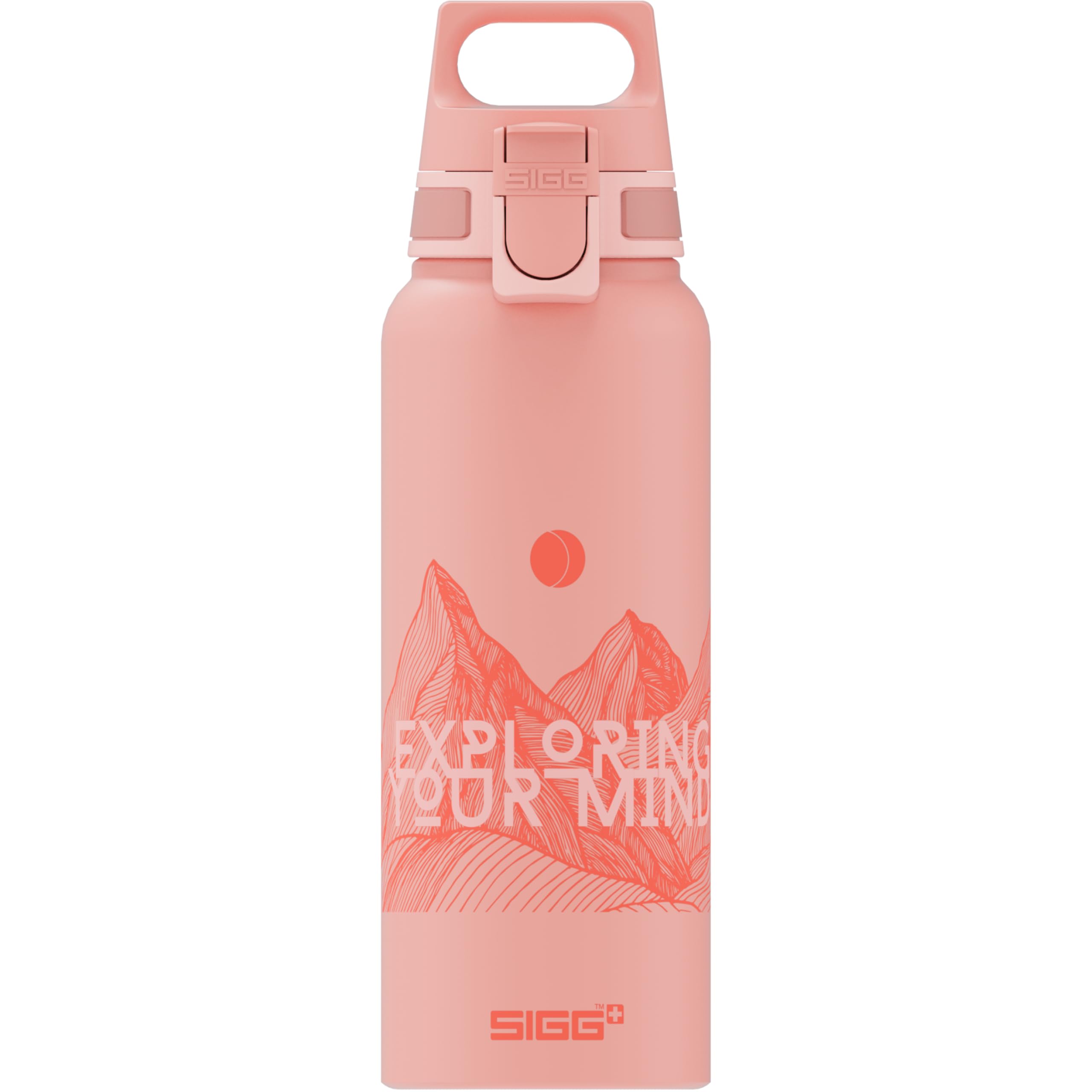SIGG - Gourde Aluminium - WMB Pathfinder - Certifiée Neutre En CO2 - Convient Aux Boissons Gazeuses - Étanche & Légère - Sans BPA - 1L