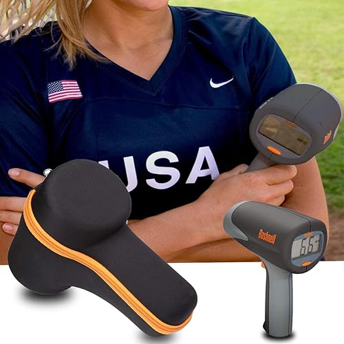 Miniatura 4 de Aproca Funda rígida compatible con pistola de velocidad Bushnell Velocity y accesorios, bolsa portátil (solo funda)