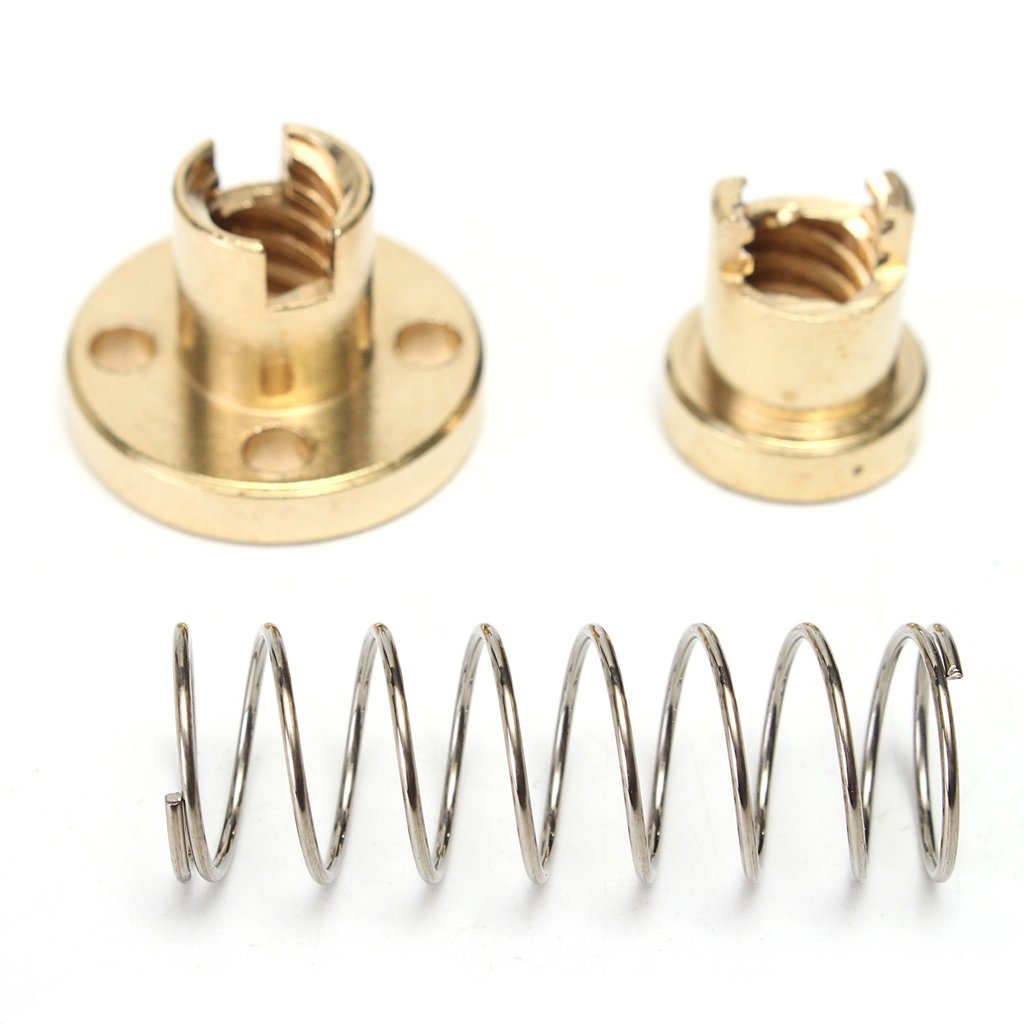 T8 Anti-Backlash Spring Loaded Nut for CNC Threaded Rod Lead Screw 2mm-image-44