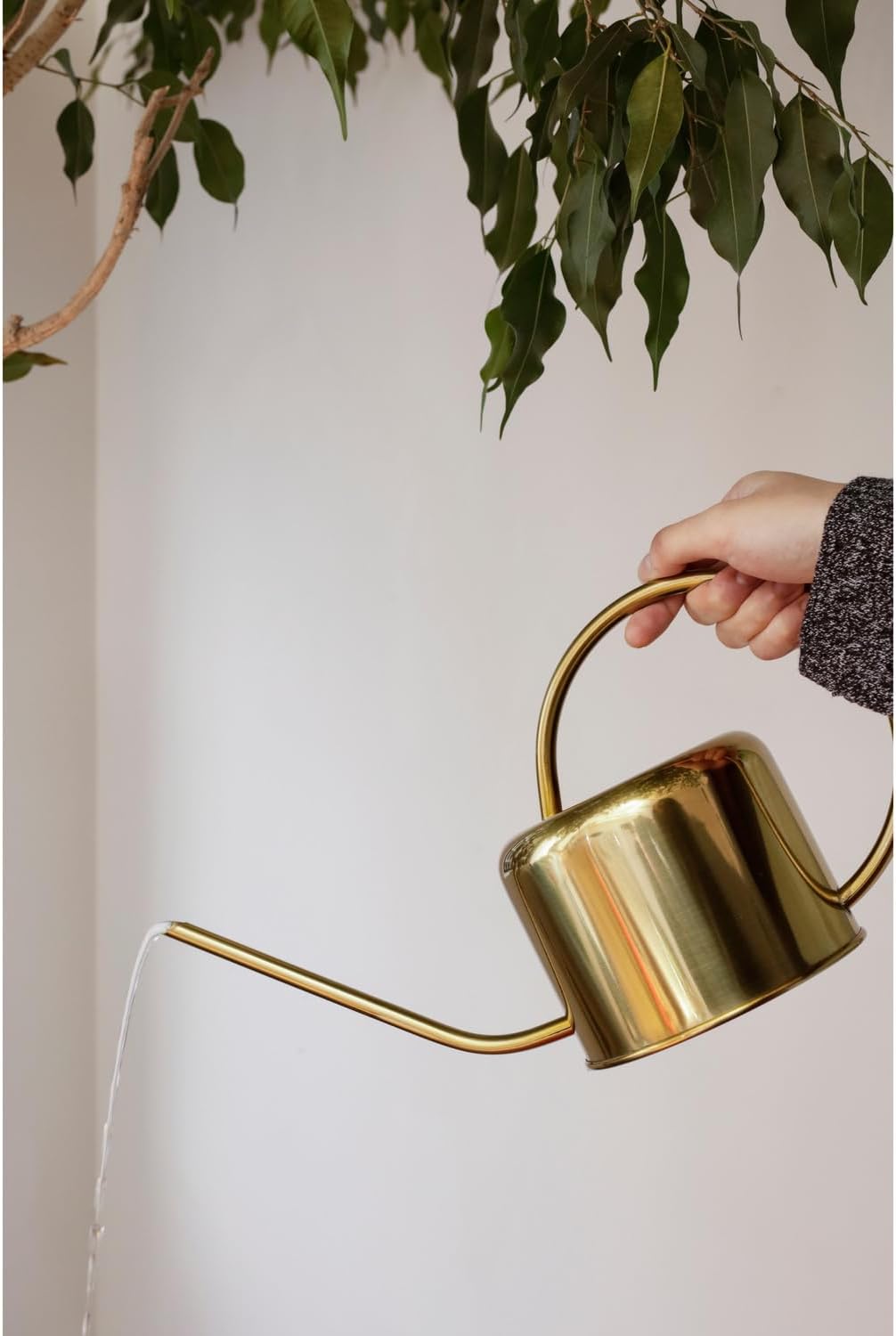 Kikkerland WC01 Vintage Watering Can,Gold
