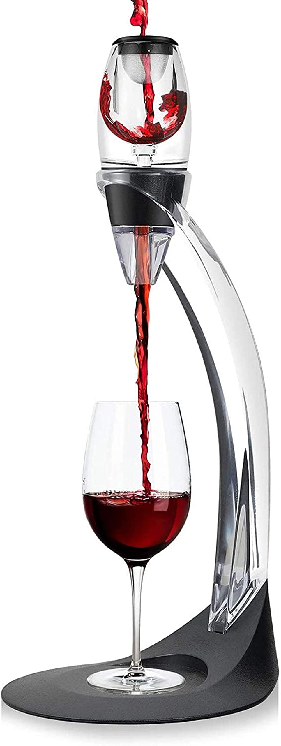 Wijnbeluchter Wijnkaraf Decanteer; Wijnventilator Deluxe Wijnschenktuit