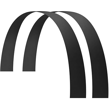 Husky Liners 17051 Long John Flares 6IN Wide Fits 65IN Length - Universal, Black