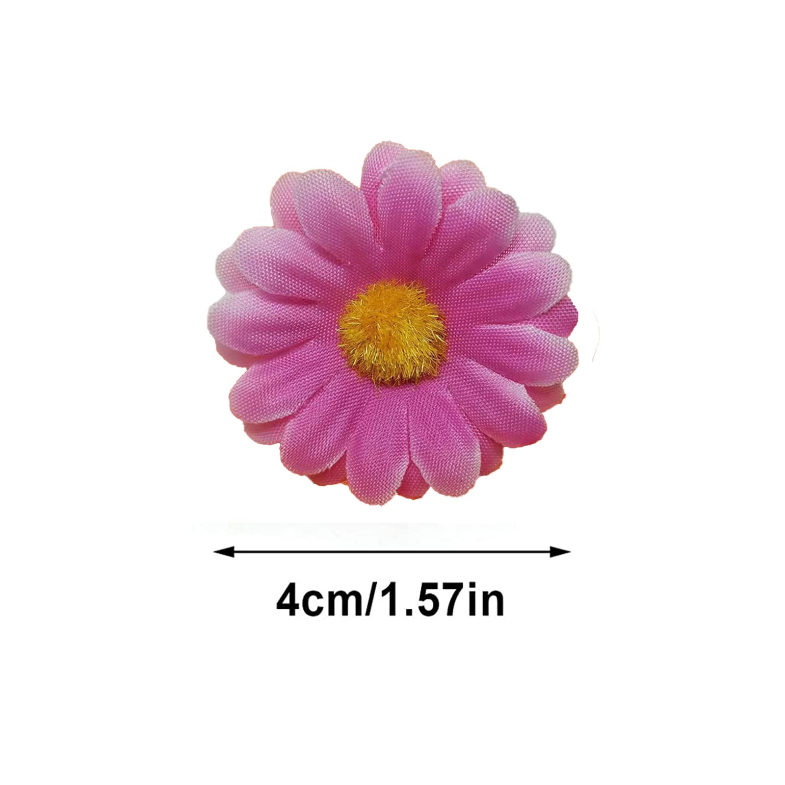 100 Teste Fiori Artificiali Seta - Decorazioni Margherite Per Fai Da Te
