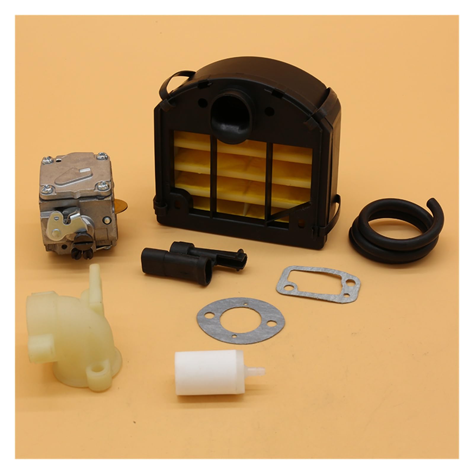 Conjunto de Junta de Manguera de Filtro de Combustible de colector de admisión de Filtro de Aire de carburador Apto for Husqvarna 268 272 XP Piezas de Motosierra de Gasolina de jardín