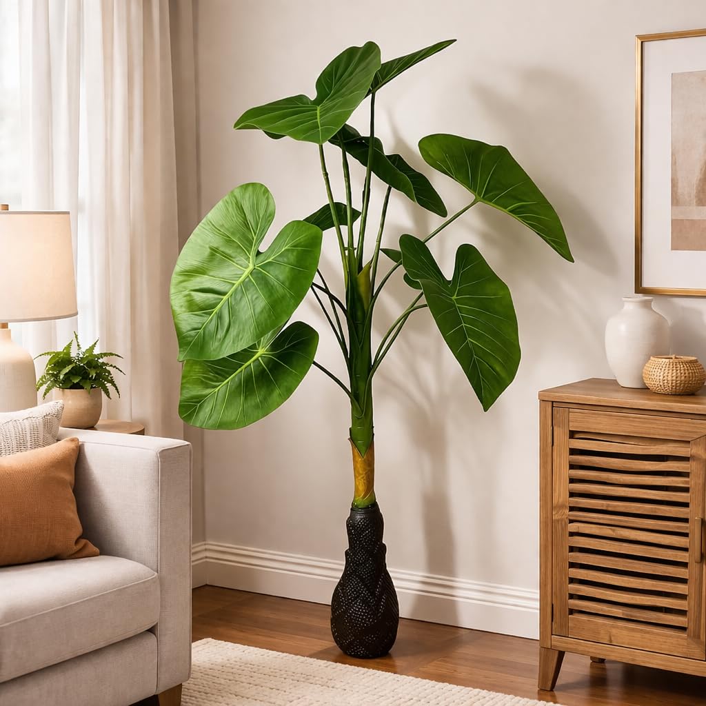 Akaar Artificial Palm Tree - Tropical Decor -7