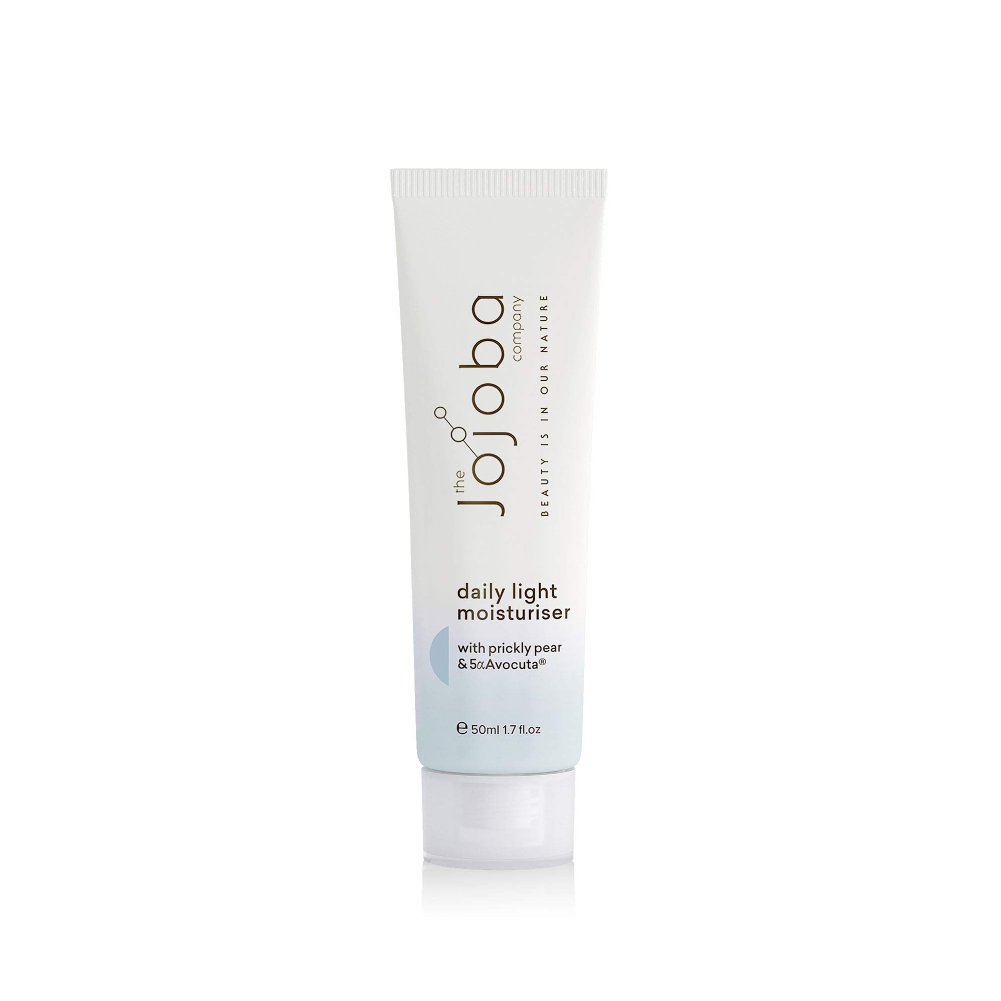 The Jojoba Company Daily Light Moisturizer - Balances T-Zone & Mattifies Skin - Cools & Softens - Non-Greasy Hydration - Perfect for Oily Skin - 50ml
