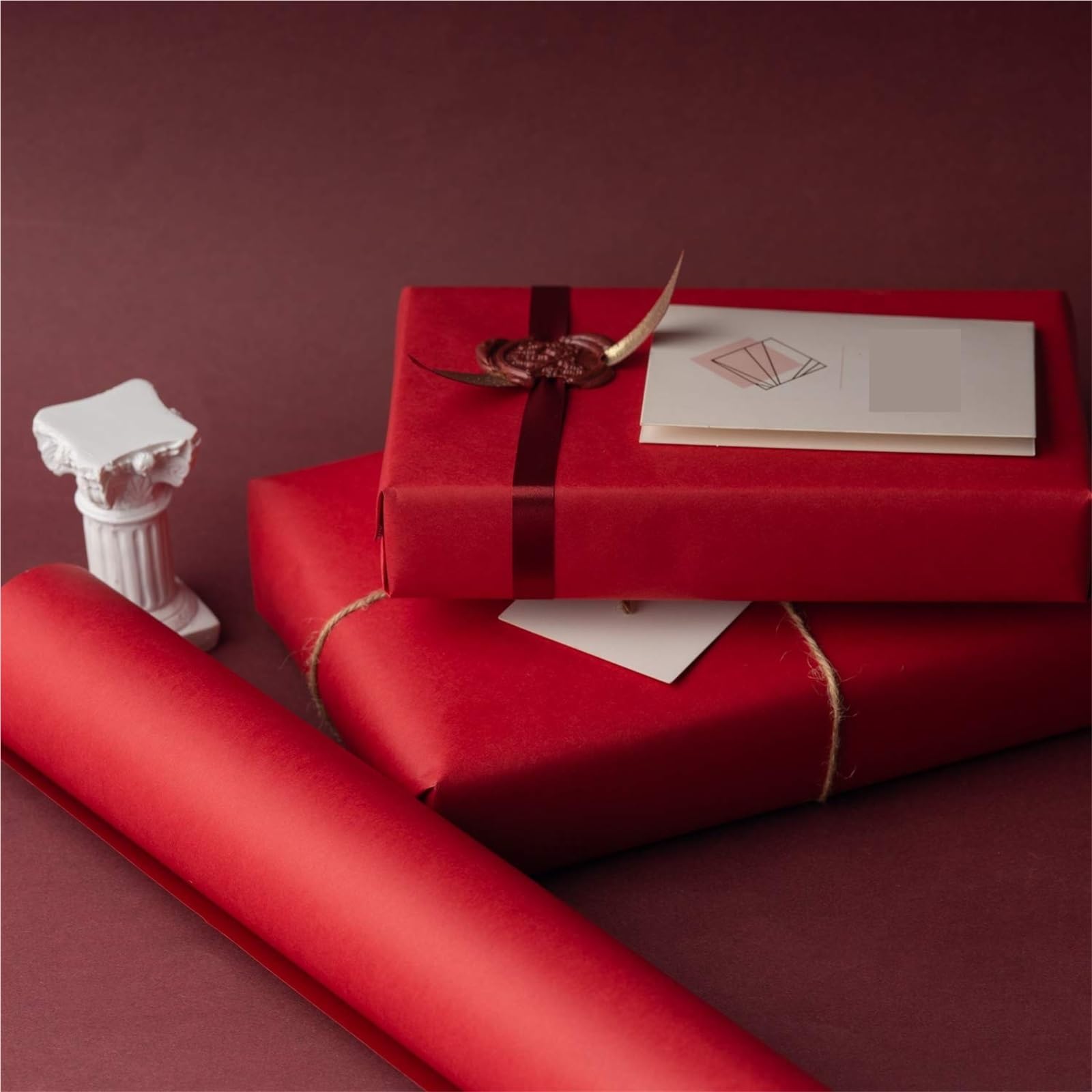 2 Rollen Geschenkpapierrolle für Valentinstag, Hochzeit