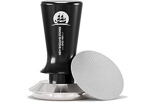 Premium Espresso Accessories Kit: 51mm Tamper with Puck Screen