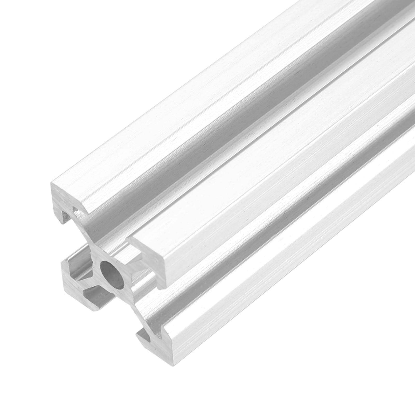 sourcing map 4 piezas de extrusión de aluminio 2020 con ranura en V, marco de perfil de riel lineal anodizado estándar europeo de 1220 mm para piezas de impresora 3D, proyectos de bricolaje CNC, color