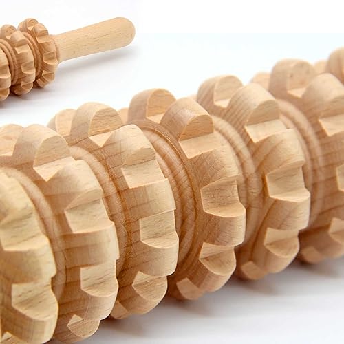Miniatura 6 de Herramientas de masaje de terapia de madera, rodillo profesional de madera de 16 pulgadas y herramientas de terapia de madera para moldear el